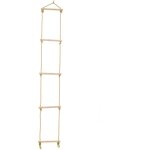 Tp toys - chelle corde 5 barreaux bois pour portique h190 - 250cm