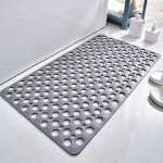 Tpe non - slip antibacterial shower mat, 70x38cm bathtub bathroom mat, suitable for shower or bathtub, ...