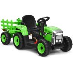 Northix - tracteur pour enfants a 3 vitesses tracteur porte 12v avec remorque amovible et lumieres led ...
