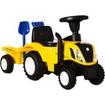 Tracteur � p�dales pour tout - petits (1 - 3 ans) avec klaxon, rangement et volant, jaune. , voiture ...