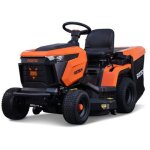 Tracteur tondeuse autoporte  essence fuxtec fx - rmt84m - 8, 8 kw 432 cm - coupe 83 cm - bac 280 l ...