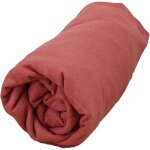 Tradilinge - drap housse flanelle bonnet 30 cm 180x200 tomette