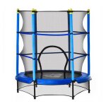 Trampoline Ø140cm - jardin - trampoline d'extérieur - charge maximale 45 kg - enfant - bleu Trampoline Ø140cm - jardin - trampoline d'extérieur - charge maximale 45 kg - enfant - bleu