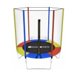 Viking sports - trampoline - 183 cm - avec filet de sécurité - arc - en - ciel Viking sports - trampoline - 183 cm - avec filet de sécurité - arc - en - ciel