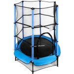 Trampoline enfant 3 - 6 ans - hypermotion - � 140cm hauteur 162cm - filet de protection ouverture zipp�e ...