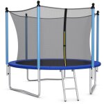 Trampoline extérieur diamètre 305cm echelle filet de sécurité tapis de saut tuyau galvanisé antirouille ... Trampoline extérieur diamètre 305cm echelle filet de sécurité tapis de saut tuyau galvanisé antirouille ...