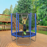 Skecten - trampoline d'extrieur avec filet, trampoline de jardin, charge maximale : 60 kg - conforme ...