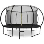 Trampoline ext�rieur - hypermotion - hypermotion - 430 cm (14ft) - filet de s�curit� zipp� - �chelle ...