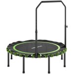 Trampoline fitness avec main courante r�glable - pour int�rieur / ext�rieur - structure acier et plastique ...