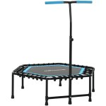 Trampoline de fitness - sportnow - 114 cm - cordes �lastiques - poign�e r�glable sur 3 positions - charge ...