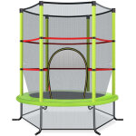 Trampoline de jardin 140cm avec filet de securite trampoline pouvant supporter jusqua 135kg pour les ...