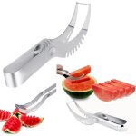 Tranche de past�que, coupe - past�que antid�rapant et double lame en acier inoxydable