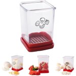 Trancheuse � fruits et l�gumes avec plaque de pression, trancheuse � ?ufs en acier inoxydable, trancheuse ...