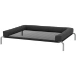 Transat pour animaux - lit pour chien - lit  pieds pour chien avec contour coussin dim. 130 x 90 x 30 ...
