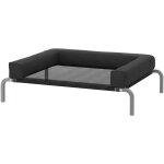 Transat pour animaux - lit pour chien - lit  pieds pour chien avec contour coussin dim. 90 x 65 x 30 ...