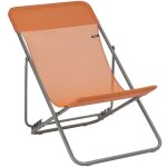 Transat jardin pliant multi - positions - largeur 58cm - maxi transat - batyline® iso - orange clementine ... Transat jardin pliant multi - positions - largeur 58cm - maxi transat - batyline® iso - orange clementine ...