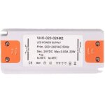 Transformateur d'alimentation led - 20w, 12v dc, 1. 67a - tension constante pour les bandes led et g4, ...