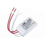Transformateur lectronique 220v ac 12v pour tasses de lampe halogne g4, convertisseur de tension 20 ...