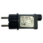 Transformateur guirlande led 24v 9w ip44 - noir -