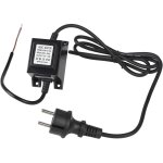 Transformateur led 12 v 15 w ip68 - pour ext�rieur - �tanche - pour piscine - transformateur 220 v 12 ...