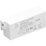 Transformateur led, pilote de led d'alimentation ca vers cc sortie facile  installer dc12v avec vis ...