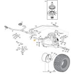 Transmission hydrostatique originale stiga tracteur fx pro kw 118400994 / 0