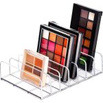 A transparent, l, palettes organisateur, organisateur de maquillage en plastique  7 compartiments eyeshadow ...