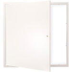 Trappe de visite en acier galvanise porte de revision ouverture 411x411 mm a 165 surface facile a peindre ...