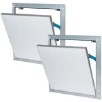 Trappe de visite hq hydro semin - 500 x 500 mm - blanche - isolante et etanche (lot de 2)