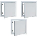 Trappe de visite hq semin - 400 x 400 mm - laqu�e blanche - isolante et etanche (lot de 3)