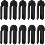 Trash can pince en plastique, fixe poubelle porte - ordures clip, 10 pi�ces clip fermeture poubelle, ...