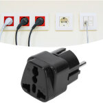 Travel home socket converter adapter, adaptateur prise �lectrique eu, adapter converter european eu 100 ...