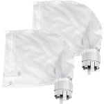 Treetalk - lot de 2 sacs de nettoyage de piscine tout usage pour polaris 360 / 380 en nylon avec fermeture ...