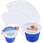 Treetalk - 20 pices chaussette skimmer piscine, rutilisable chaussettes filtre piscine, pool skimmer ...