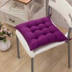 Lot de 4 coussins de chaise pais pour chaise de salle  manger, 40 x 40 cm, coussins de chaise de jardin ...