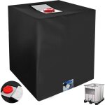 Treetalk - bche rservoir d'eau, bache pour cuve 300l ibc, anti - uv couverture container rservoir ...