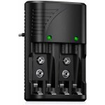 Chargeur de piles universel pour aa / aaa / 9v, chargeur rapide 6802 pour piles rechargeables ni - mh ... Chargeur de piles universel pour aa / aaa / 9v, chargeur rapide 6802 pour piles rechargeables ni - mh ...
