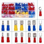 Treetalk - coffret 280 cosses électricien, cosses electriques a sertir, 280 pcs cosse electrique isolée, ... Treetalk - coffret 280 cosses électricien, cosses electriques a sertir, 280 pcs cosse electrique isolée, ...