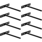 Treetalk - etagere murale fixation flottante invisible, support etagere murale en mtal, tablette flottante ...