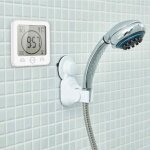Treetalk - horloge de douche tanche, horloge tactile minuterie de douche (blanc)