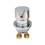 Treetalk - mitigeur de douche en laiton chrom avec inverseur, connexion pour eau chaude et froide, idal ...