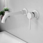Treetalk - mitigeur lavabo mural rotatif � 360�robinet salle de bain pour baignoire et lavabo robinetterie ...