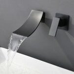 Treetalk - robinet de salle de bain cascade , robinet de lavabo encastré pour montage mural - robinet ... Treetalk - robinet de salle de bain cascade , robinet de lavabo encastré pour montage mural - robinet ...