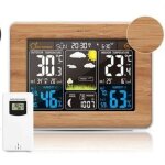 Treetalk - station météorologique numérique couleur avec température / humidité / baromètre / calendrier ... Treetalk - station météorologique numérique couleur avec température / humidité / baromètre / calendrier ...