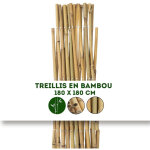 Treillis en bambou pour jardin, balcon et terrasse extensible individuellement r�sistant aux intemp�ries ...