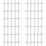 Relaxdays tuteur  tomates, lot de 2, non fixe, mtal,  planter, hxl : 150 x 60 cm, pour trsors verts ...