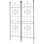 Treillis pour plantes grimpantes d'env. 180 x 50 cm, lot de 2 grands treillis de jardin, treillis en ...