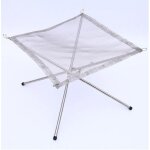 Tr�pied pour barbecue � charbon de bois haute temp�rature avec r�chaud r�glable (longueur lat�rale 42 ...