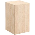 Tresa - table d'appoint marbre d'ing�nierie couleur travertin