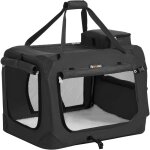 Tresice france - sac transport chat chien, caisse pliable animaux de companie, taille m, tissu oxford, ...